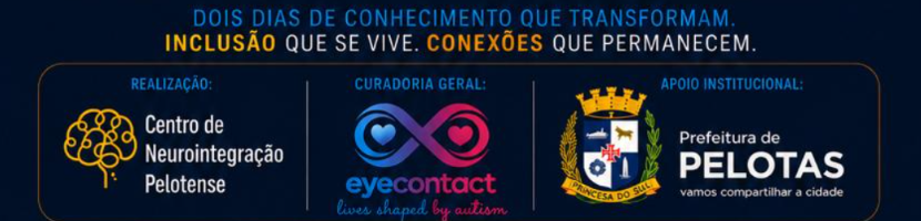 Realização: Centro de Neurointegração Pelotense. Curadoria geral: eyecontact. Apoio institucional: Prefeitura de Pelotas.